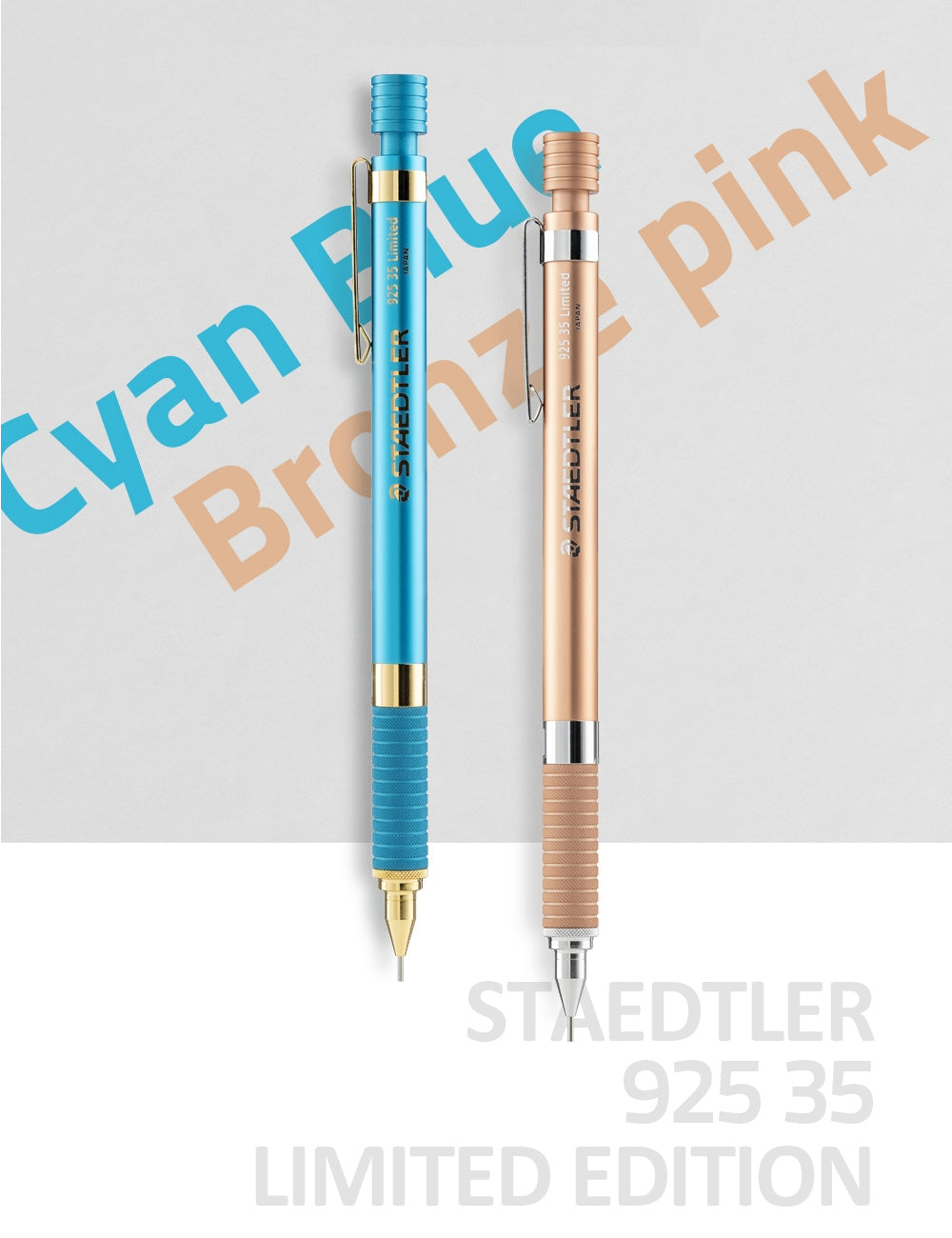German STAEDTLER All-metal Mechanical Pencil 925 35 Black Gold
