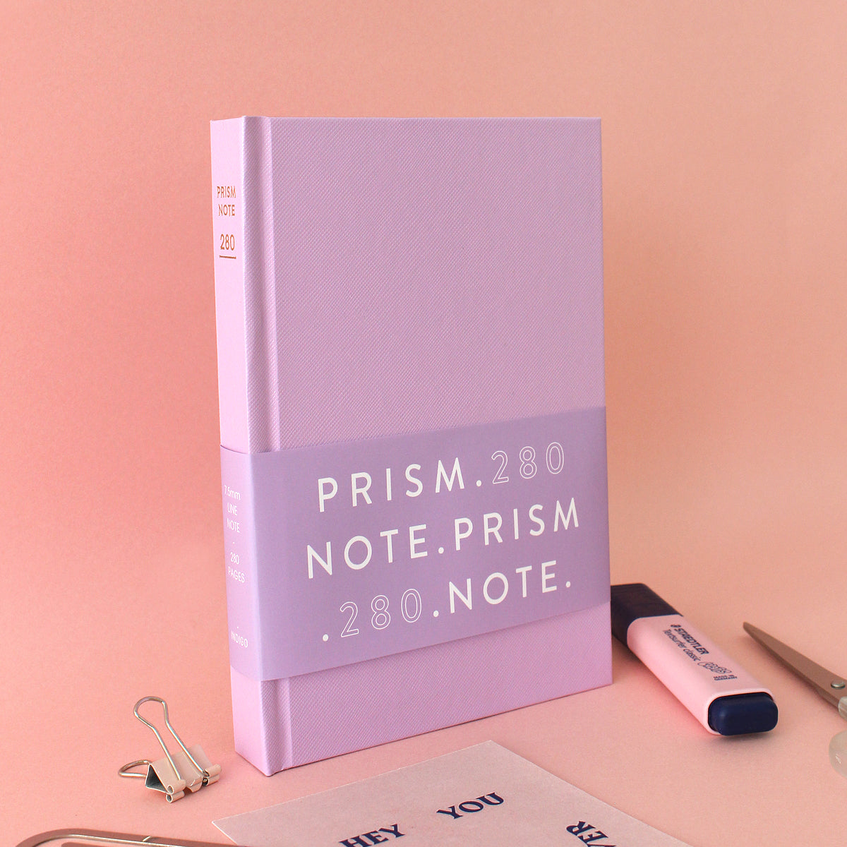 INDIGO Prism 280 プリズムハードカバーノート 罫線