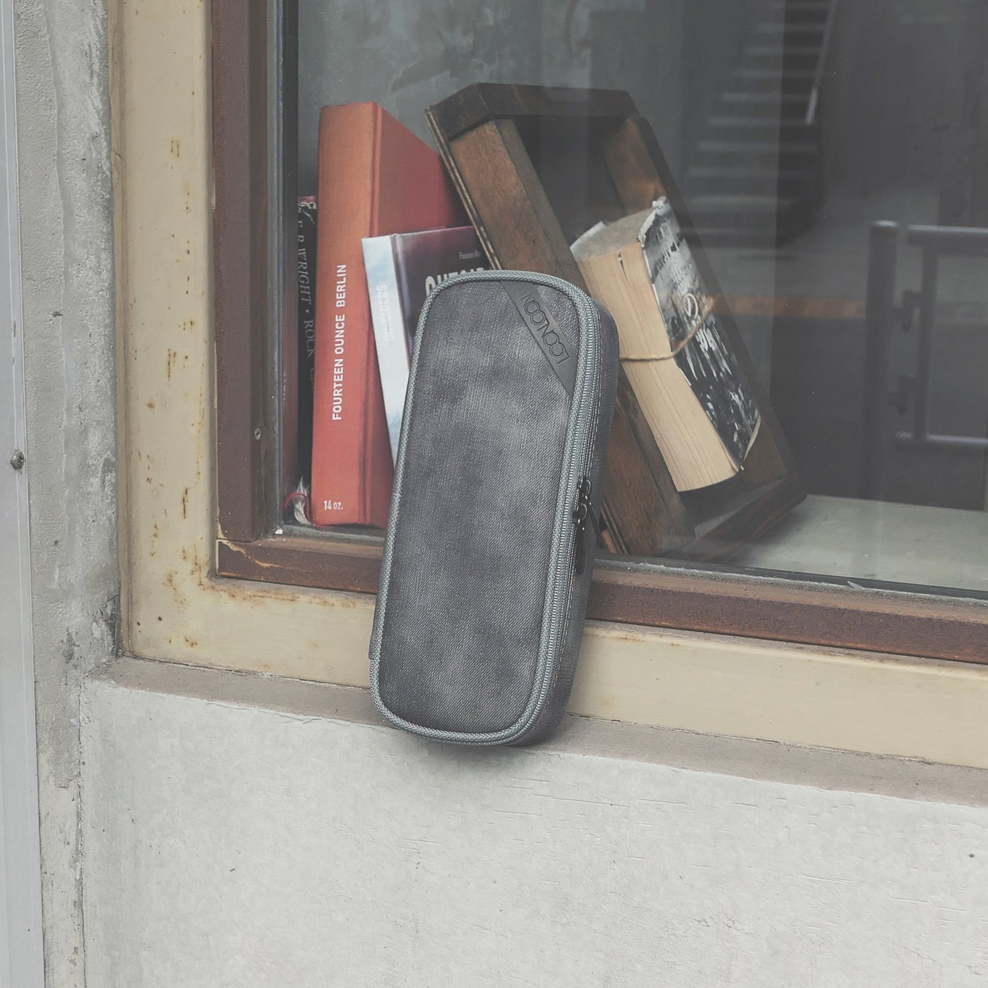 LOONLOON 600 ウォッシュド ペンケース (フォギーグレー)