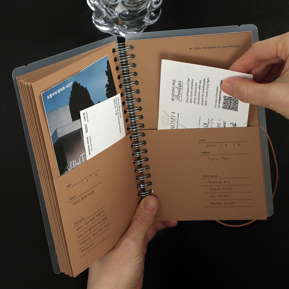 PAPERIAN アーカイブ ペーパーポケット 24ポケット リングノート