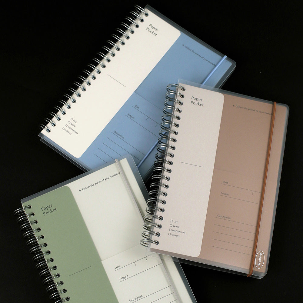 PAPERIAN アーカイブ ペーパーポケット 24ポケット リングノート